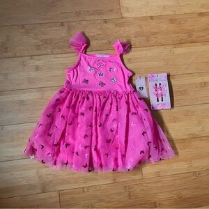 NWT Girls Size 2T Butterfly Tulle Dress